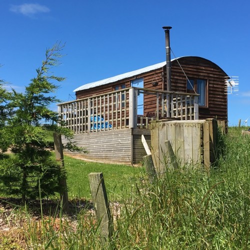 Shepherds Hut with Hot Tub