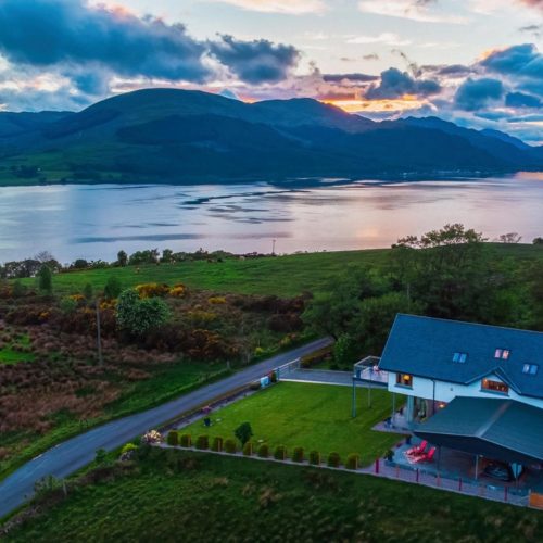 Sea View Holiday Lodge with Hot Tub